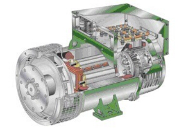 竟陵街道发电机内部结构图